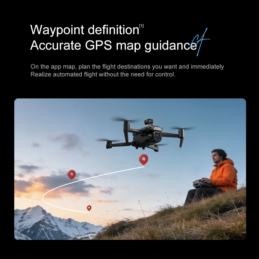 V918 MAX Drone GPS Map Navigation