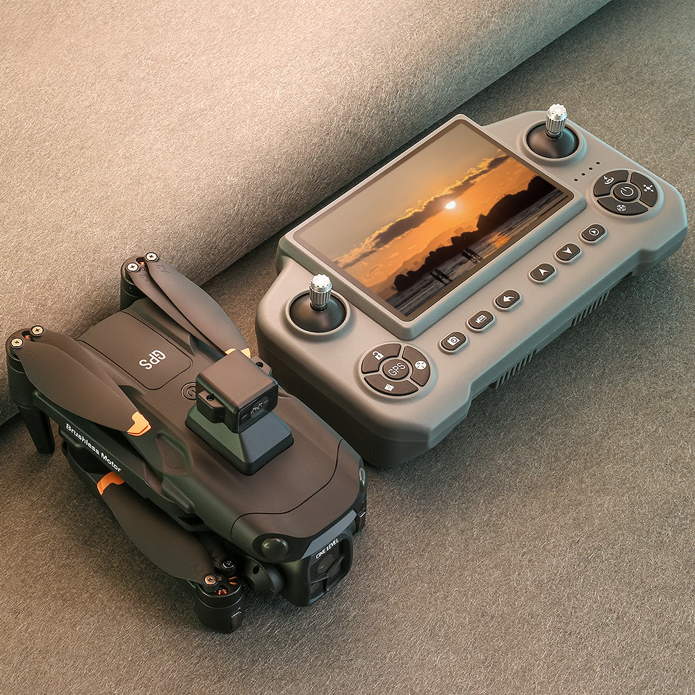 V918 MAX Drone and Remote Controller with Display Screen.